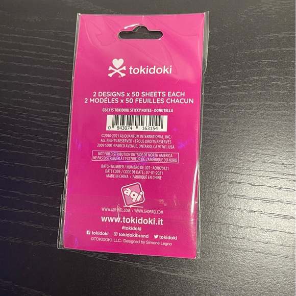 •Tokidoki Sticky Notes• - Picture 2 of 3